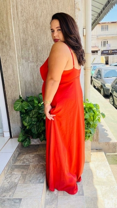 VESTIDO ACETINADO TARCILA - Maria e Maria Boutique