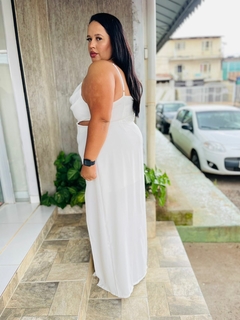 VESTIDO LONGO ACETINADO TAMARA - Maria e Maria Boutique