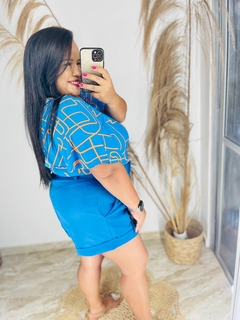 SHORT LISO ALFAIATARIA COM CINTO - comprar online