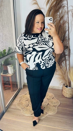 BLUSA ESTAMPADA - Maria e Maria Boutique
