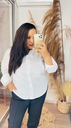 CAMISA TRICOLINE OFF WHITE - loja online