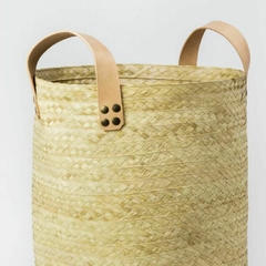 Canasto alto manija cuero - comprar online
