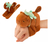 Peluche Pulsera Capibara Con Cola Giratoria Y Mochila