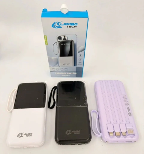 Cargador Portatil Power Bank 20.000mah Pl82 Lambotech 4 En 1