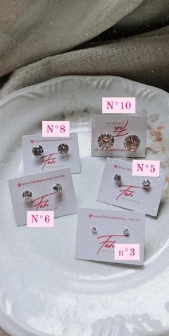 Brincos de Prata Ponto de Luz Grande  10 mm - comprar online
