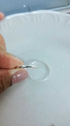 Argolas de Prata Redonda  Pequena  1.2 - comprar online
