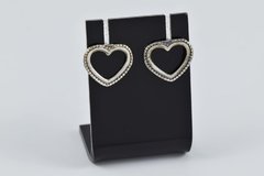 BRINCO DE PRATA CORAÇÃO BALI 10X12 MM - comprar online