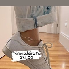 TORNOZELEIRA DE PRATA FÉ