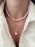 Collar Nácar Rosa y Blanco