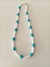 Collar Nácar y Piedras Turquesa - comprar online
