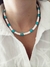 Collar Nácar y Piedras Turquesa