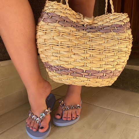 Bolsa Lavanda Palha