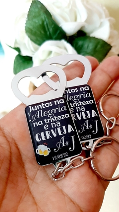 Pacote com 50 chaveiros abridor de garrafas na internet