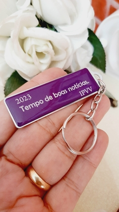 Kit com 35 Chaveiro chapinha de metal personalizado (cópia)