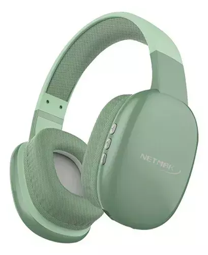 Auricular Bluetooth Netmak NM-Volt-G verde | Sonido estéreo y diseño compacto - comprar online