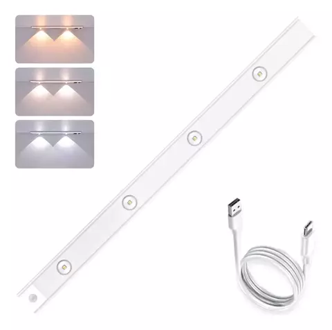 Barra LED recargable Cabinet 60 cm | Sensor de movimiento y 3 temperaturas - comprar online