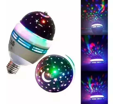 Foco giratorio velador estrellado | Proyector de estrellas - comprar online