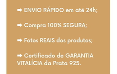 Par de brincos prata legítima pequeno - comprar online