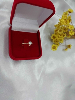 ANEL SOLITARIO TRADICIONAL MOEDA ANTIGA 15 ANOS/ NOIVADO