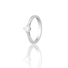 solitário de diamante