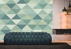 Mural Green Triangle