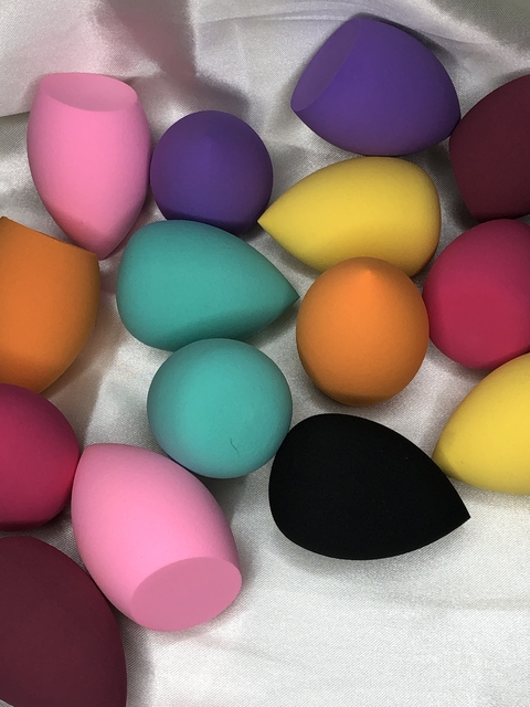 Esponja de maquiagem microfibra fofinha