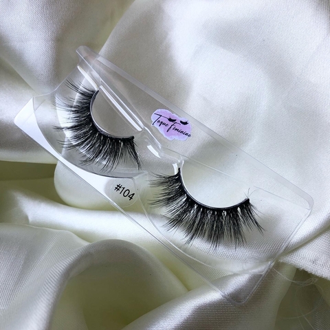 1 Par Cílios Postiços Unitário #104