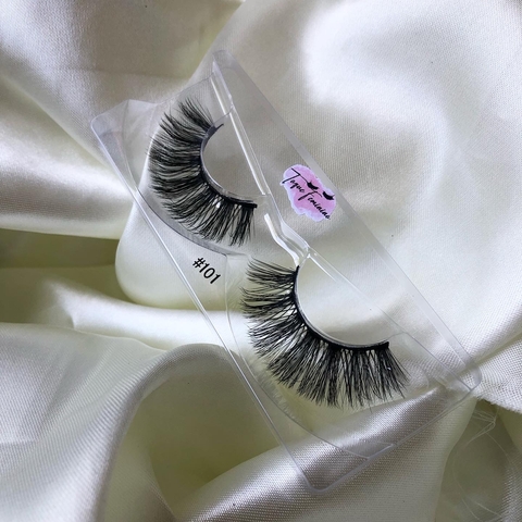 1 Par Cílios Postiços Unitário #101