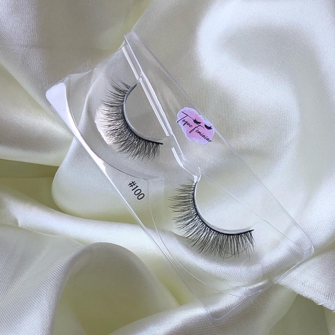 1 Par Cílios Postiços Unitário #100