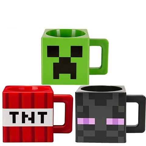 Minecraft Quente meu mundo do jogo em torno de canecas 230ml, endmen enderman, copos de coolie tnt, copos de água das crianças, presentes do feriado das crianças