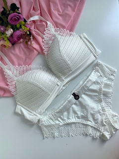 Conjunto Lingerie Clarice - Branco