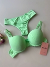 Conjunto Lingerie Carine - Verde Menta