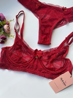 Conjunto Lingerie Isadora - Vermelho - buy online