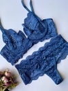 Conjunto Lingerie Nati - Azul Infinito