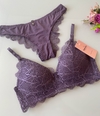 Conjunto Lingerie Flora - Satin