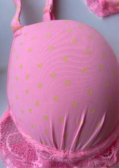 Conjunto Lingerie Jasmim - Rosa Babaloo Mini Corações - buy online