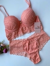 Conjunto Lingerie Linda - Pêssego