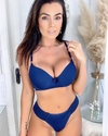 Conjunto Lingerie Carine - Azul Marinho