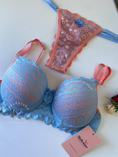 Conjunto Lingerie Isabela - Frozen com Pêssego - buy online