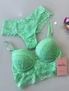 Conjunto Lingerie Linda - Verde Menta