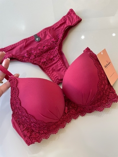Conjunto Lingerie Maju - Vermelho