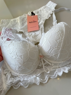 Conjunto Lingerie Celine - Branco