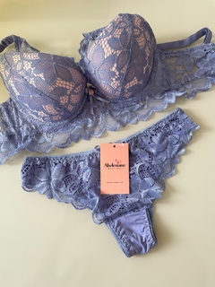 Conjunto Lingerie Celine - Lilás