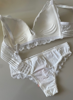 Conjunto Lingerie Bárbara - Branco - buy online