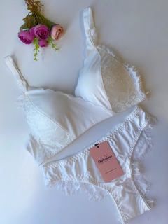 Conjunto Lingerie Cecília - Branco
