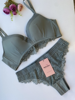 Conjunto Lingerie Manu - Verde on internet