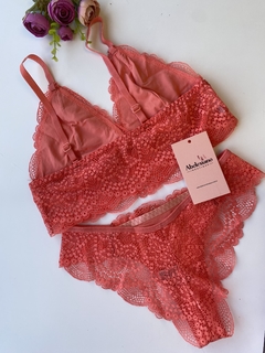 Conjunto Lingerie Raissa - Coral - buy online