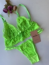 Conjunto Lingerie Rafaela - Verde Neon