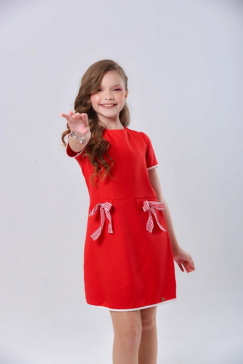 01495137785 VESTIDO OHAY MARIA VERMELHO