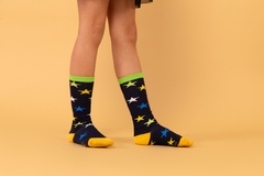 1001280 MEIA VITAMINA KIDS 3/4 ESTRELINHA BLUE na internet